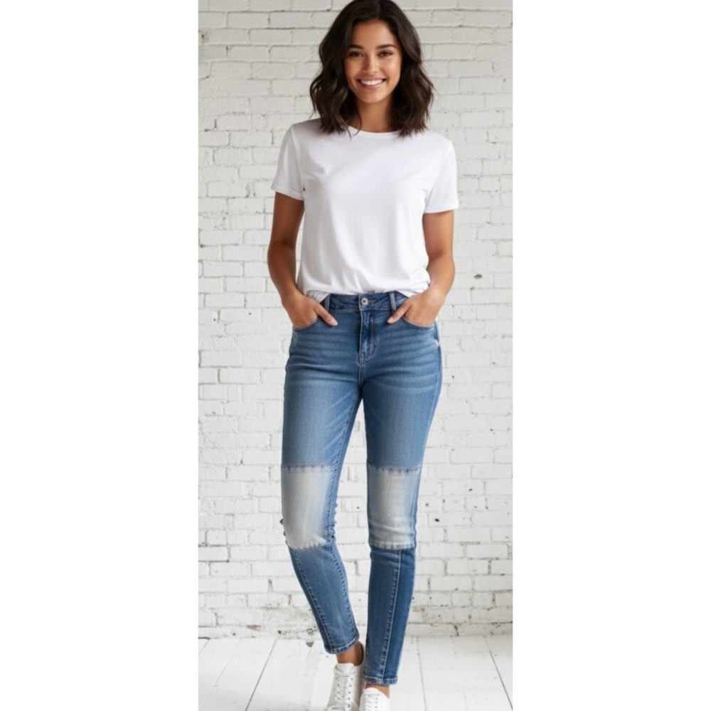 New York & Company Soho Jeggings Blue Size 8